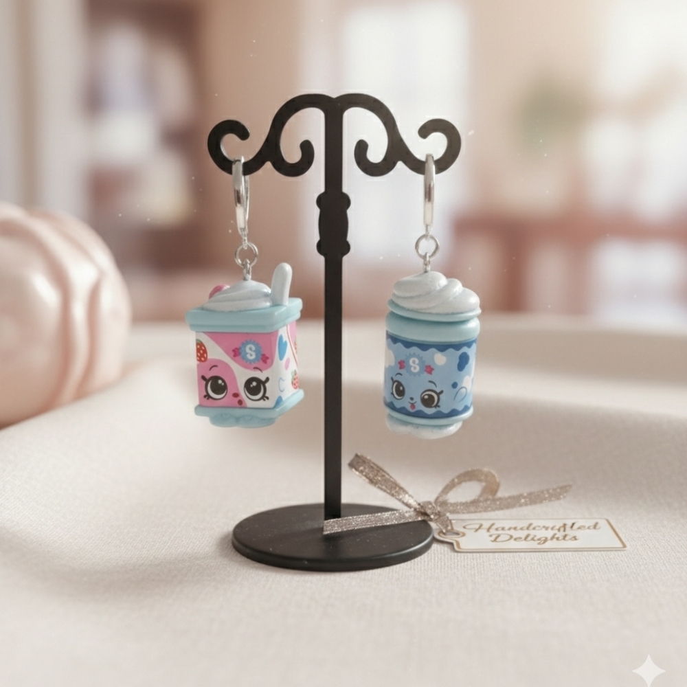 Shopkins handmade earrings